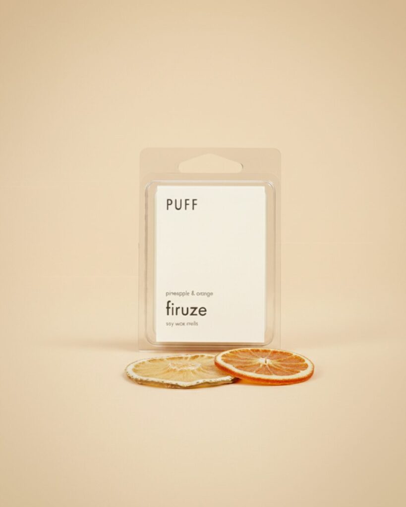 Firuze – Ananas ve Portakal Kokulu Buhurdanlık Mumu
