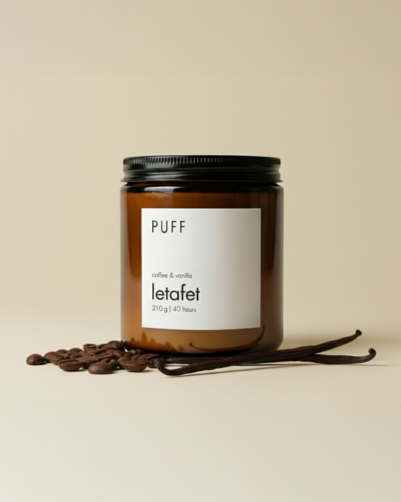 Letafet – Kahve ve Vanilya Kokulu Doğal Soya Mumu