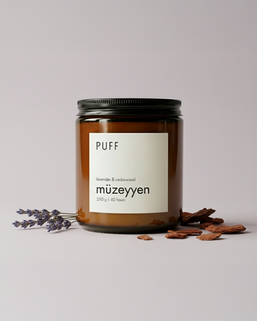 Müzeyyen – Lavanta ve Sedir Kokulu Doğal Soya Mumu