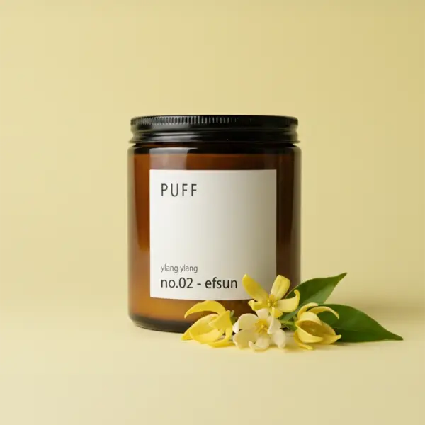 No.02 – Efsun | Ylang Ylang Kokulu Doğal Soya Mumu