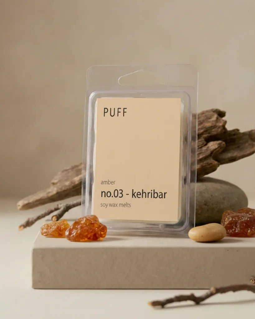 No.03 – Kehribar | Amber Kokulu Buhurdanlık Mumu