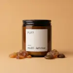 No.03 – Kehribar | Amber Kokulu Doğal Soya Mumu
