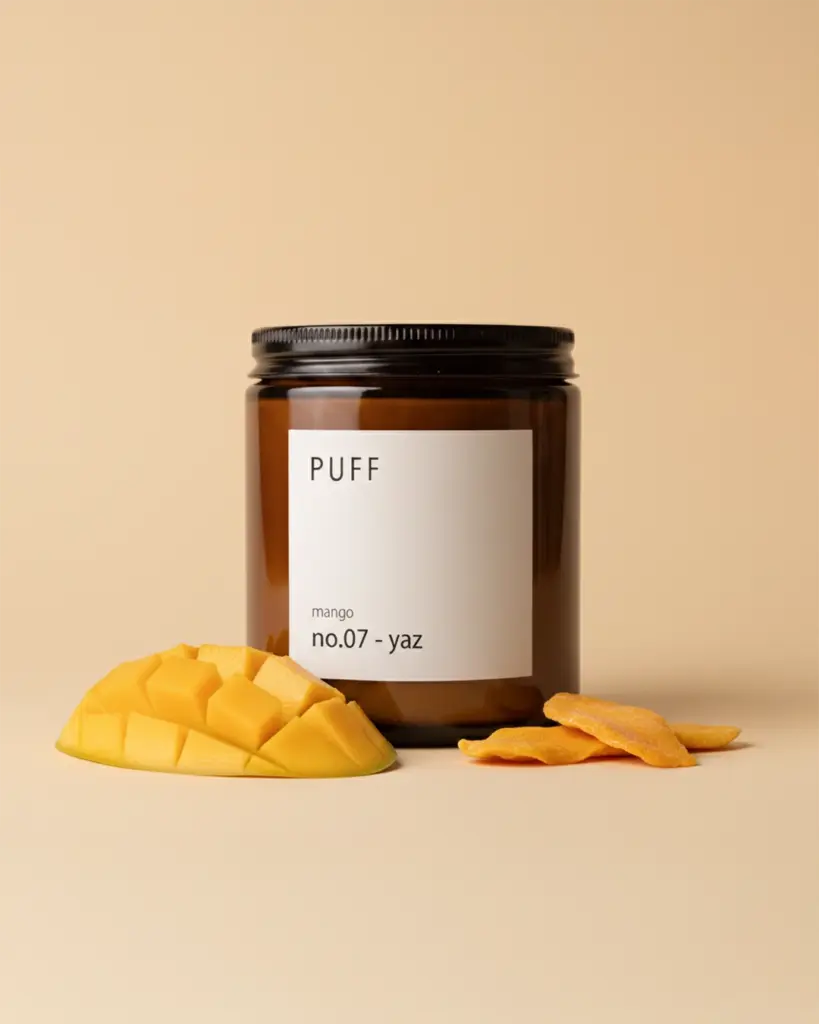 No.07 – Yaz | Mango Kokulu Doğal Soya Mumu