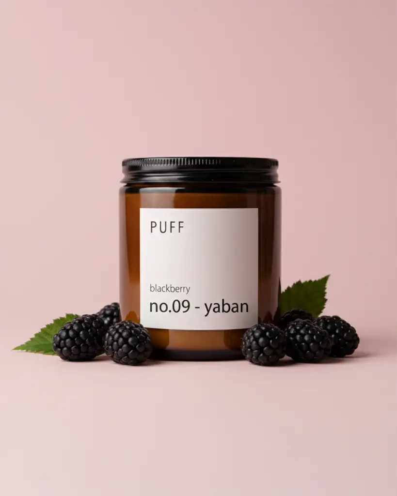 No.09 – Yaban | Böğürtlen Kokulu Doğal Soya Mumu