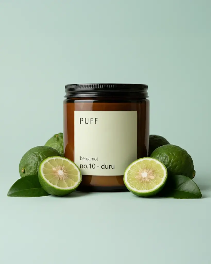 No.10 – Duru | Bergamot Kokulu Doğal Soya Mumu