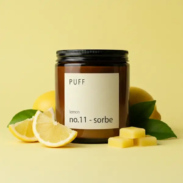 No.11 – Sorbe | Limon Kokulu Doğal Soya Mumu