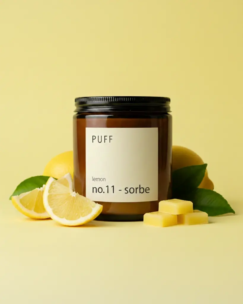 No.11 – Sorbe | Limon Kokulu Doğal Soya Mumu
