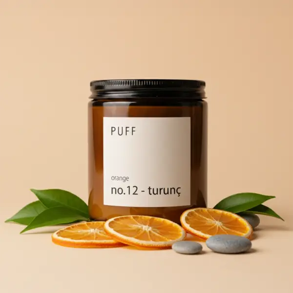 No.12 – Turunç | Portakal Kokulu Doğal Soya Mumu