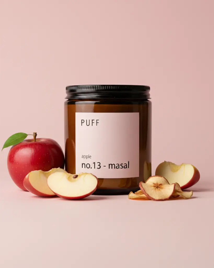 No.13 – Masal | Elma Kokulu Doğal Soya Mumu