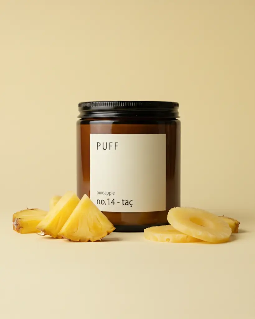 No.14 – Taç | Ananas Kokulu Doğal Soya Mumu