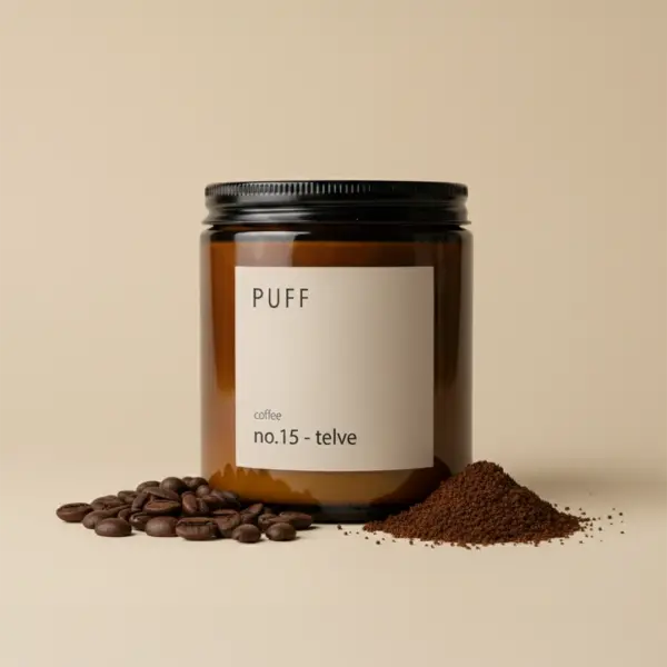 No.15 – Telve | Kahve Kokulu Doğal Soya Mumu