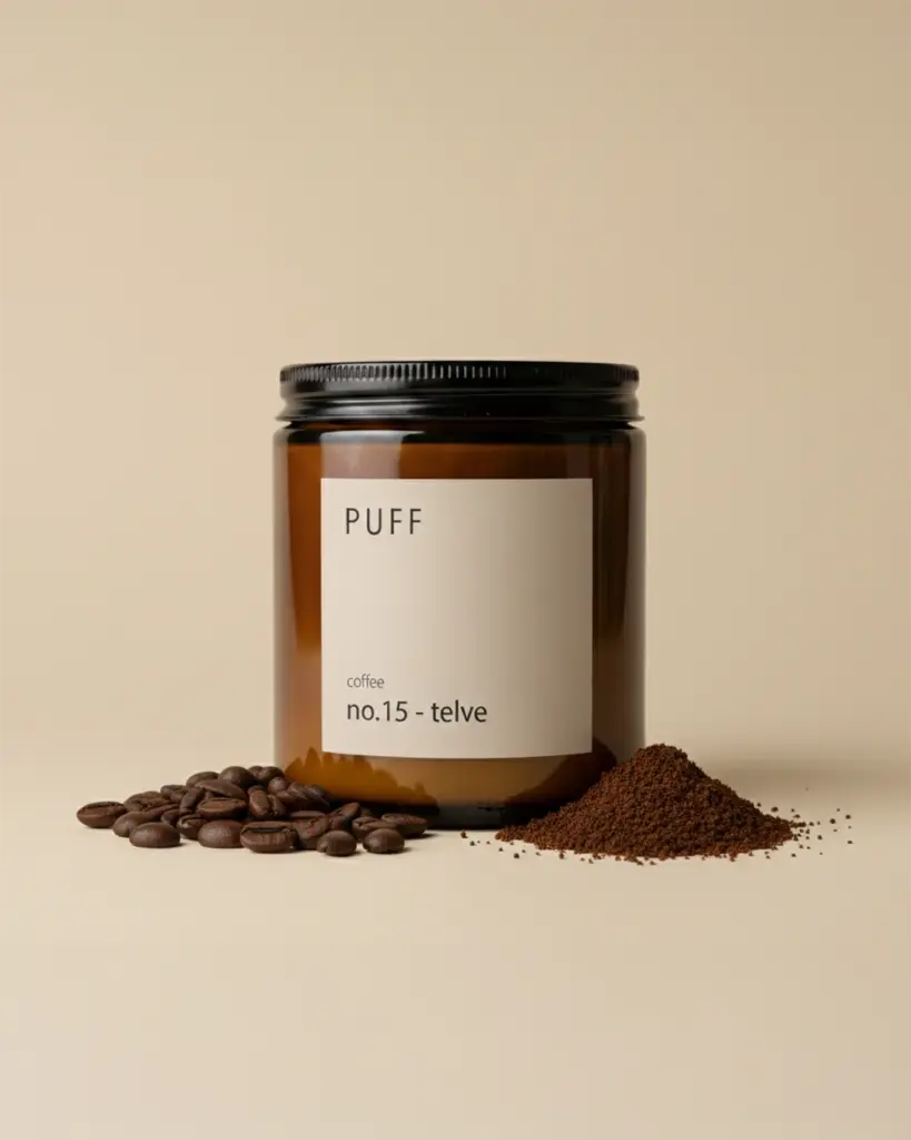 No.15 – Telve | Kahve Kokulu Doğal Soya Mumu