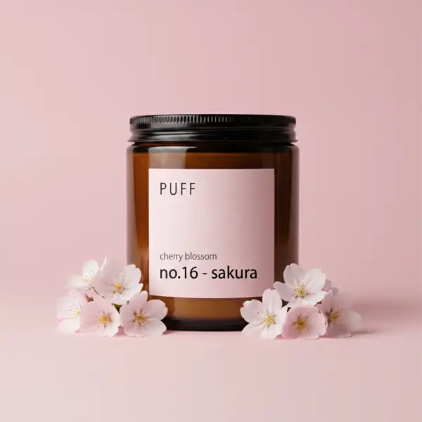 No.16 – Sakura | Kiraz Çiçeği Kokulu Doğal Soya Mumu