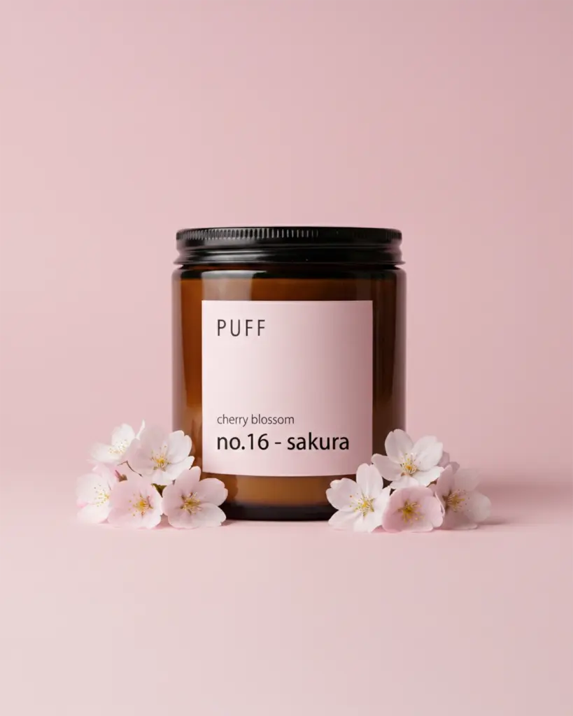No.16 – Sakura | Kiraz Çiçeği Kokulu Doğal Soya Mumu