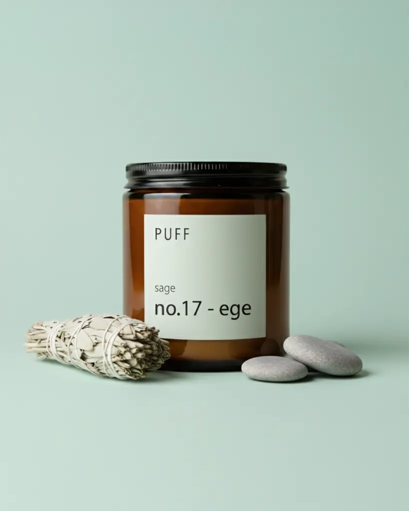 No.17 – Ege | Adaçayı Kokulu Doğal Soya Mumu