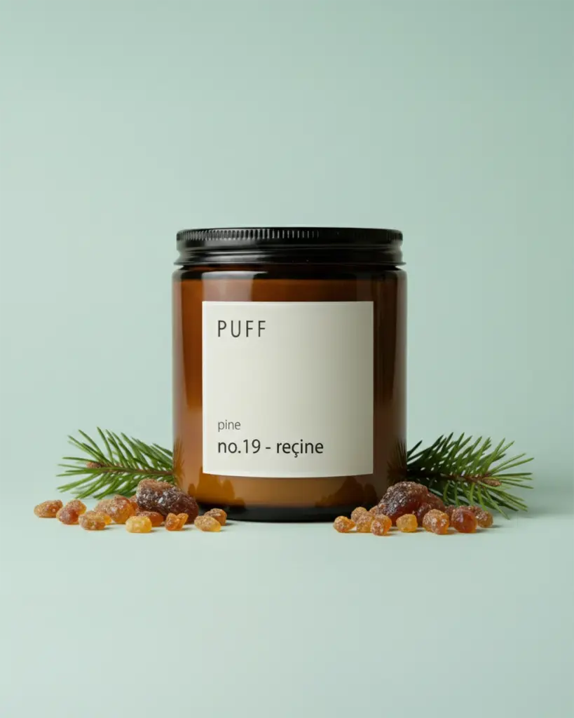 No.19 – Reçine | Çam Kokulu Doğal Soya Mumu