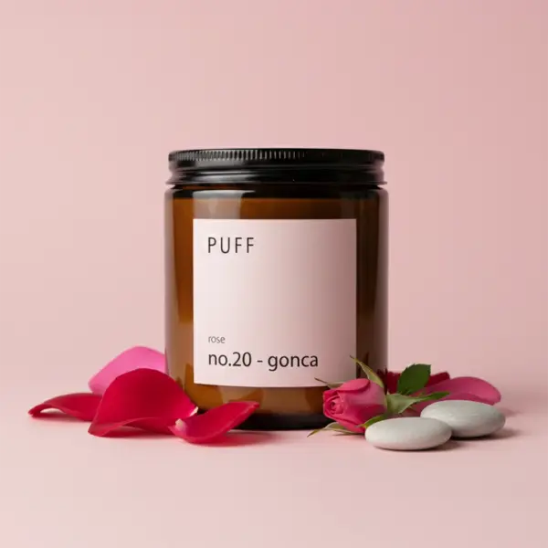 No.20 – Gonca | Gül Kokulu Doğal Soya Mumu
