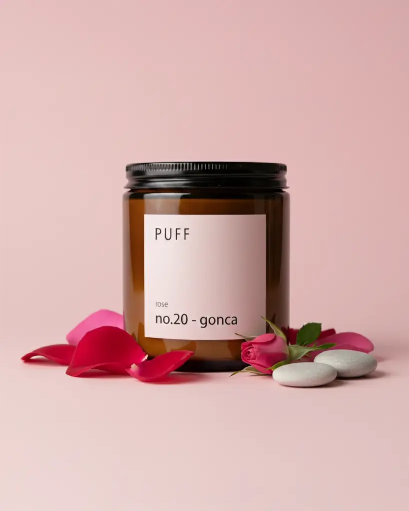 No.20 – Gonca | Gül Kokulu Doğal Soya Mumu