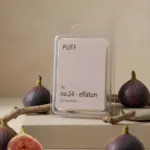 No.24 – Eflatun | İncir Kokulu Buhurdanlık Mumu