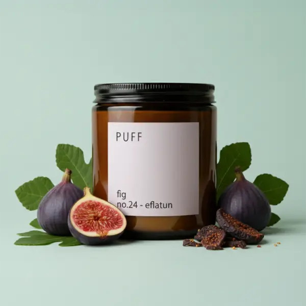No.24 – Eflatun | İncir Kokulu Doğal Soya Mumu