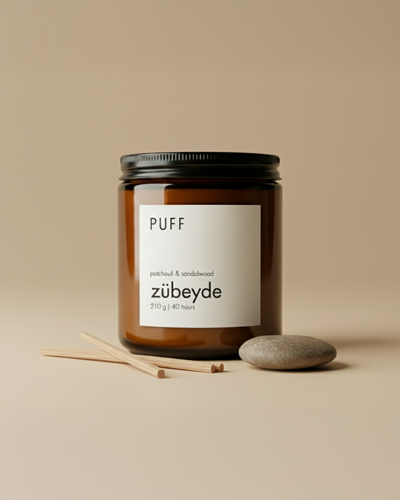 Zübeyde – Paçuli ve Sandal Kokulu Soya Mumu